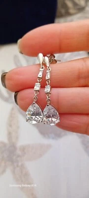 Orecchini Argento 925 Zirconi - Immagine 1 di 4