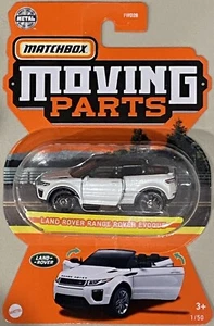 Matchbox moving parts Land Rover Range Rover Evoque Convertible White 2022 new - Picture 1 of 3