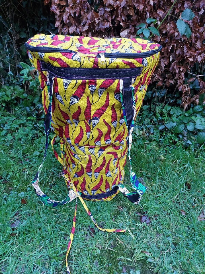 Professional 14" inch Hand Made Djembe Drum Bag From Ghana — 第 1/1 张图片