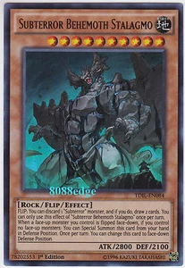 Yu-Gi-Oh! "SUBTERROR BEHEMOTH STALAGMO" TDIL-EN084 1st EDITION ULTRA RARE YuGiOh - Picture 1 of 1
