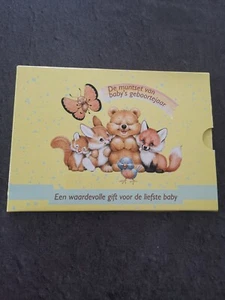 COFFRET PAYS BAS 1999 NAISSANCE BEBE / NEDERLAND BABY MINTSET SET GULDEN & CENTS - Picture 1 of 8