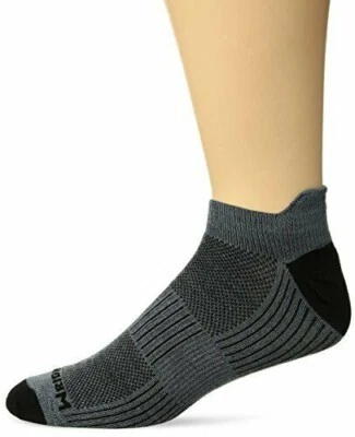 WrightSock Men's 179471 Coolmesh Ii Tab No Show Sock GREY Size S - Image 1 of 3