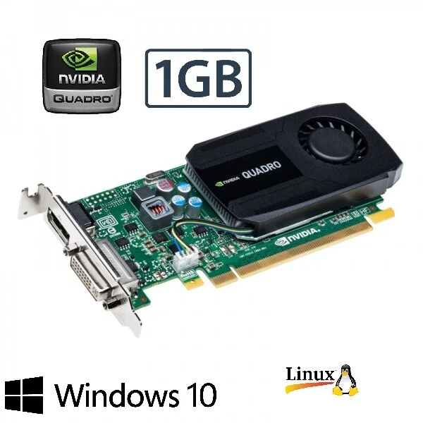 HP Workstations z200 z210 z220 z230 z240 1GB 128-Bit Quadro Video Graphics Card - Image 1 of 1