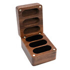 Exquisite Wooden Engagement Jewelry/Earrings/Rings Box Slim Flat Ring Case