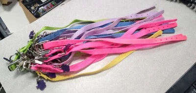 Hamilton 3/8" x 11" XSmall Dog/Cat Collar with Charm- Lot of 17 - Image 1 of 3