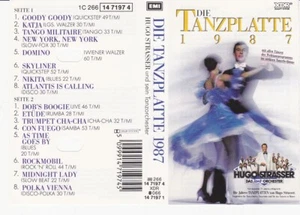 Hugo Strasser - Die Tanzplatte 1987 (MC) - Bild 1 von 5