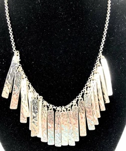 "Collana Statement Piece Tono Argento 18" - Foto 1 di 5