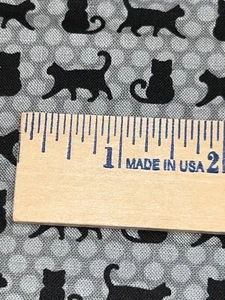 MODA Midnight Magic 2 100% cotton fabric yard 36 x 44 - Cats 24102 16 - grayish - Picture 1 of 7