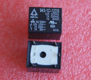 5pcs New 943-1C-12DS 12VDC 12A 125VAC Relays 5Pins - Picture 1 of 1
