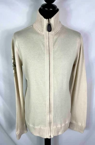 Guess Cardigan Sweater Men Cotton Zip Man Jumper Size L - 50 - Picture 1 of 7