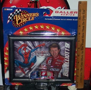 Nascar Bill Elliott #9 Winner's Circle Framed Art/Diecast Car/Spider-Man/Dodge - Picture 1 of 2