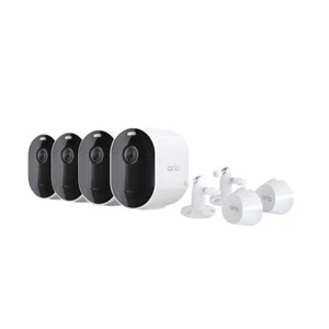 4-Pack Arlo Pro 4 Spotlight Wire-Free Camera Security System 2-Way Audio Bundle - Picture 1 of 18