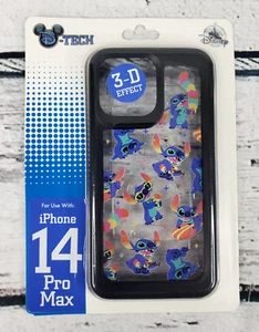 DISNEY PARKS STITCH 3D D-Tech iPHONE 14 Pro Max Phone Case Cover - NEW - Zdjęcie 1 z 2