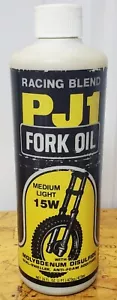 Vintage PJ1 Fork Tuner Motorcycle Fork Oil Medium Light 15W 1 Liter 16 oz - Picture 1 of 4