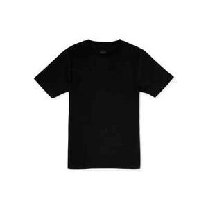 Wonder Nation Kid Tough T-Shirt Boys 18 Black Short Sleeve Fade Resistant Casual - Picture 1 of 4