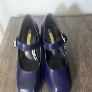 Dream Pairs elegante Mary Jane Damenschuhe hoher klobiger Absatz geschlossene Zehe marineblau 6,5 - Bild 1 von 11