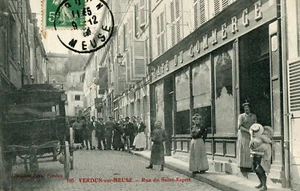 CPA 55 - VERDUN SUR MEUSE n° 105 - rue du saint esprit CAFE DU COMMERCE - Imagen 1 de 2