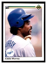 1990 Upper Deck #277 EDDIE MURRAY Los Angeles Dodgers ~G4S