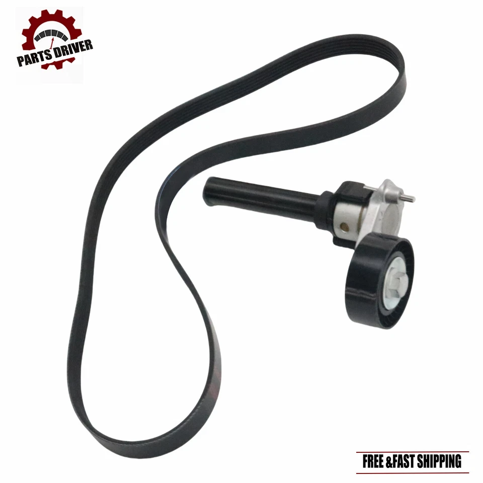 Correa de transmisión y tensor para Audi Volkswagen 2008-2018 2,0 L 06J903133D 06J260849D Foto 1 de 4