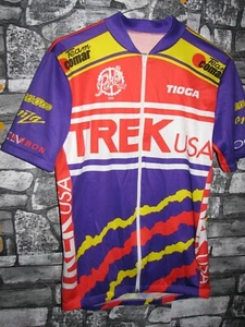 Vintage Cycling jersey shirt pro TREK USA ciclismo maglia bici - Foto 1 di 1