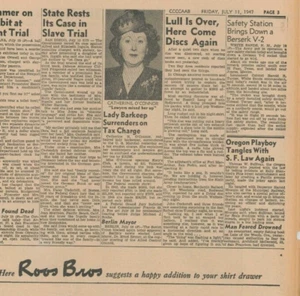 UFO Roswell . Here come the Discs again . Original Newspaper July 11 1947 B40 - Picture 1 of 3