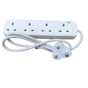 Adaptador de viaje de 4 velocidades Reino Unido a Sudáfrica adaptador enchufe tipo M - Imagen 1 de 6