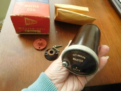 1930s 1940s 1950s MALLORY 6V MASTER IGNITION COIL HOT RAT ROD TROG NOS - Image 1 of 4