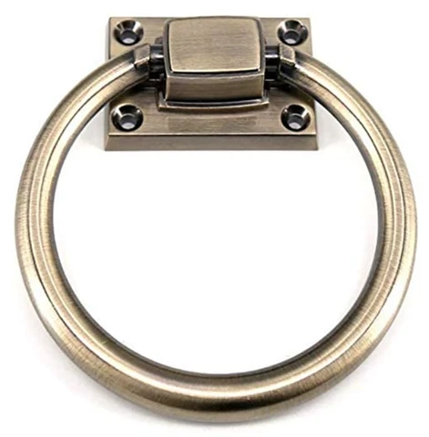 3.75″ Diameter Hanging Pulls Bronze Door Pull Ring Round Cabinet Drawer Pulls Ha Cover