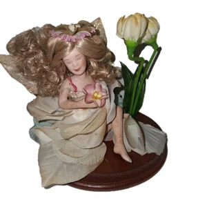 PARADISE GALLERIES SNOW DROP THE LITTLE FLOWER FAIRIES PORZELLAN FIGUR PUPPE PUPPE - Bild 1 von 7