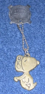 1965 Solid Brass Snoopy Medallion, 2" Tall w/ General Tools Pocket Screwdriver - Picture 1 of 1