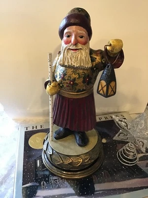 leo smith folk art santa - Image 1 of 4