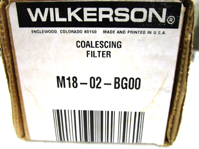 WILKERSON M18-02-BG00 COALESCING FILTER - Image 1 of 4