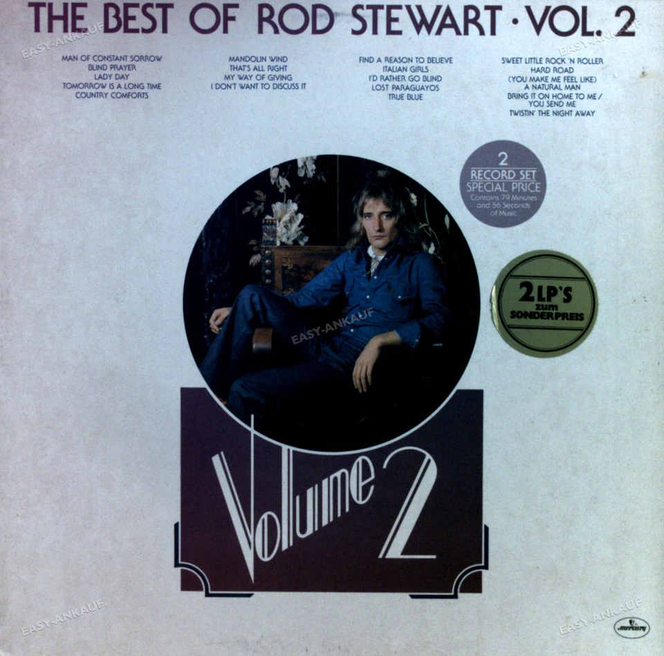 Rod Stewart - The Best Of Rod Stewart Vol. 2 2LP (VG/VG) . - Image 1 of 1