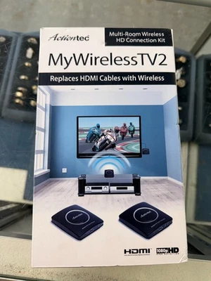 Actiontec MWTV2KIT01 MyWirelessTV2 Video Transmitter and Receiver - Black - Image 1 of 4