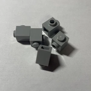 5x Lego Stein Brick modified 1x1 eine Noppe Light Bluish Gray - 87087 New - Picture 1 of 1