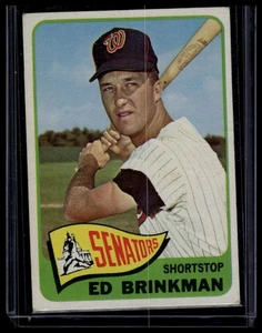 1965 Topps #417 Ed Brinkman - Picture 1 of 2