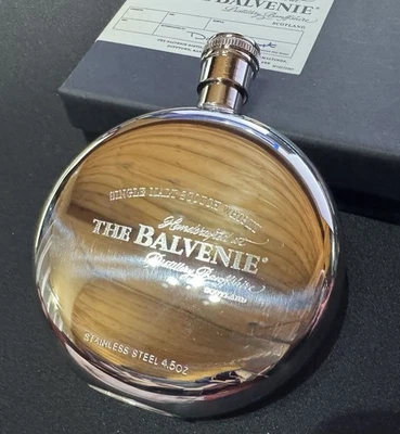 The Balvenie Hip Flask - Beautiful Piece Of Whisky Memorabilia - 4.5oz - Image 1 of 4