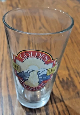 Logo de Golden Avalanche Brewing Company 16 OZ Vaso de pinta de cerveza regalo para coleccionistas Foto 1 de 2