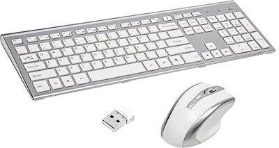 Wireless Keyboard and Mouse Combo USB 2.4G Wireless Keyboard Compatible Windows  - Image 1 of 4