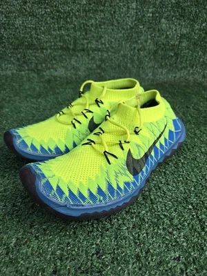 Nike Free Flyknit 3.0 636232-700 Green Running Sneakers Shoes Mens Size 8 - Image 1 of 4