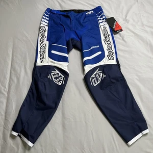 Troy Lee Designs TLD GP Pro Pants Mens 32x28 Blue White Off-Road Motocross NWTs - Picture 1 of 21
