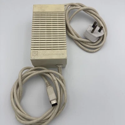 Commodore Power Supply 25W P/N 391029-03  – Untested Vintage - UK Style Plug - Image 1 of 4