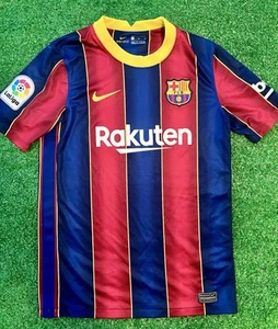 Barcelona FC 2020/2021 Home Jersey Nike Youth Size Large Soccer Shirt - Picture 1 of 5