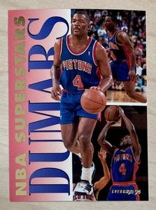 JOE DUMARS - 1993-94 Fleer NBA SUPERSTARS #5 - DETROIT PISTONS - Picture 1 of 2