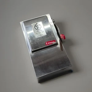🔴WESTINGHOUSE WHU-361 INTERRUTTORE DI SICUREZZA 30 AMP ~~ ACCIAIO INOX ~~ 3P 600V!!️ #D - Foto 1 di 9