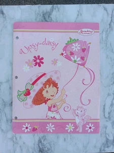 American Greeting Cards 2006 Strawberry Shortcake Paper Folder - Picture 1 of 5