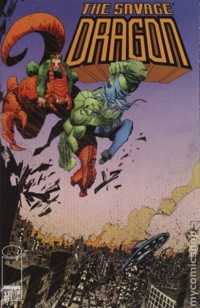 Savage Dragon #37 VF 8.0 1997 Stock Image - Image 1 of 1