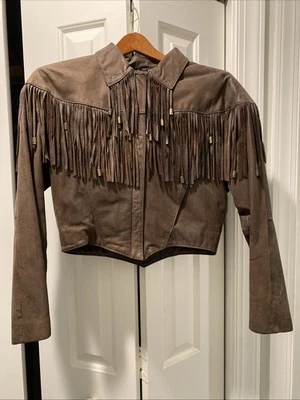 Fidelity Ladies Leather Jacket, Size 5/6 - Image 1 of 4