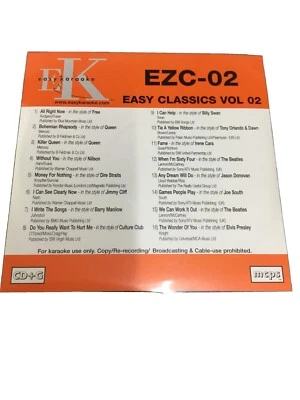 Easy Karaoke Easy Classics EZC 2 - Image 1 of 2