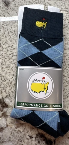 Augusta National Masters Argyle Performance Golf Sock Socks NEW Cover